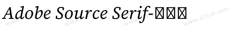 Adobe Source Serif字体转换 Adobe Source Serif字体转换